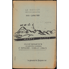 Journal scolaire Freinet. Le muguet. Juin juillet, 1951.