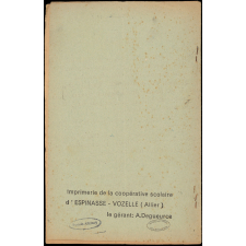 Journal scolaire Freinet. Le muguet. Octobre novembre, 1953.