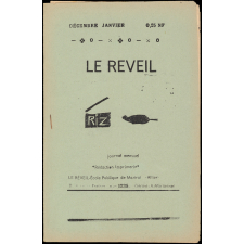 Journal scolaire Freinet. Le réveil. Décembre janvier, [1962].