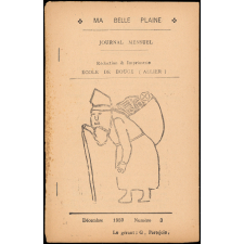 Journal scolaire Freinet. Ma belle plaine. N°3, décembre, 1950.