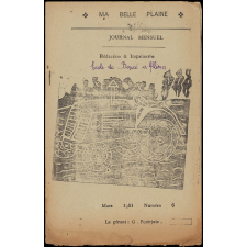 Journal scolaire Freinet. Ma belle plaine. N°6, mars, 1951.