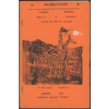 Journal scolaire Freinet. Ma belle plaine. N°4, janvier, 1954.
