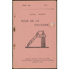 Journal scolaire Freinet. Nous de la troisième. N°3, mars, 1950.