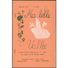 Journal scolaire Freinet. Ma belle vallée. N°4, janvier, 1970.