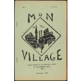 Journal scolaire Freinet. Mon village. N°2, novembre, 1954.