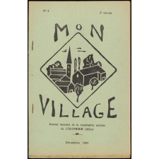 Journal scolaire Freinet. Mon village. N°3, décembre, 1954.