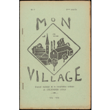 Journal scolaire Freinet. Mon village. N°7, mai, 1955.