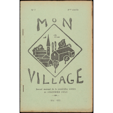 Journal scolaire Freinet. Mon village. N°7, mai, 1955.