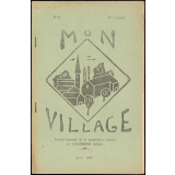 Journal scolaire Freinet. Mon village. N°8, juin, 1955.