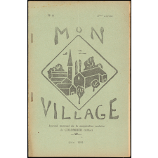 Journal scolaire Freinet. Mon village. N°8, juin, 1955.