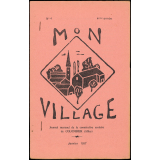 Journal scolaire Freinet. Mon village. N°4, janvier, 1957.