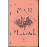 Journal scolaire Freinet. Mon village. N°5, février, 1957.