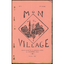 Journal scolaire Freinet. Mon village. N°5, février, 1957.
