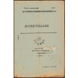 Journal scolaire Freinet. Notre village. N°5, février à juillet, 1951.