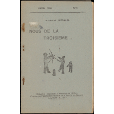 Journal scolaire Freinet. Nous de la troisième. N°4, avril, 1950.