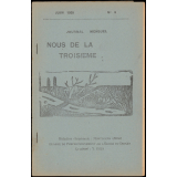 Journal scolaire Freinet. Nous de la troisième. N°5, juin, 1950.