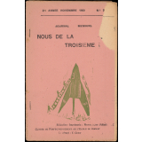 Journal scolaire Freinet. Nous de la troisième. N°7, novembre, 1950.