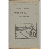 Journal scolaire Freinet. Nous de la troisième. N°3, décembre, 1950.