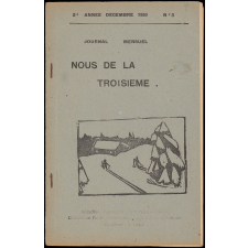 Journal scolaire Freinet. Nous de la troisième. N°3, décembre, 1950.