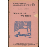 Journal scolaire Freinet. Nous de la troisième. N°8, janvier, 1951.