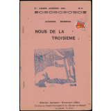 Journal scolaire Freinet. Nous de la troisième. N°8, janvier, 1951.