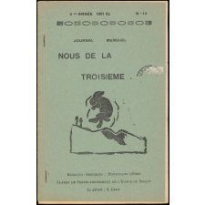 Journal scolaire Freinet. Nous de la troisième. N°14, 1951-1952.