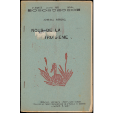 Journal scolaire Freinet. Nous de la troisième. N°24, janvier, 1953.