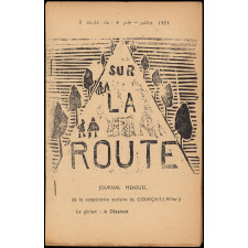 Journal scolaire Freinet. Sur la route. N°8, juin juillet, 1951.