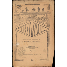 Journal scolaire Freinet. Travail. N°1, octobre, 1950.