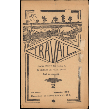 Journal scolaire Freinet. Travail. N°2, novembre, 1950.