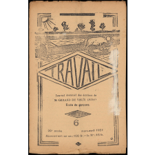 Journal scolaire Freinet. Travail. N°6, mars avril, 1951.