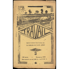 Journal scolaire Freinet. Travail. N°2, novembre, 1952.
