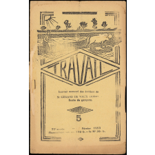 Journal scolaire Freinet. Travail. N°5, février, 1953.