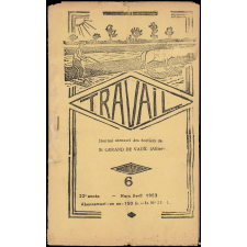 Journal scolaire Freinet. Travail. N°6, mars avril, 1953.