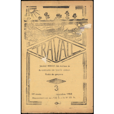 Journal scolaire Freinet. Travail. N°3, novembre, 1953.