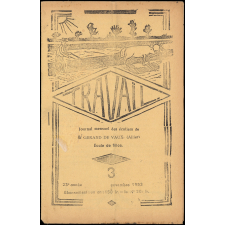 Journal scolaire Freinet. Travail. N°3, novembre, 1953.
