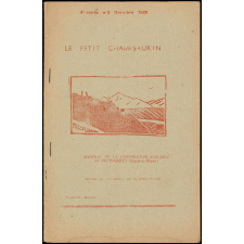 Journal scolaire Freinet. Le petit Champsaurin. N°3, décembre, [1950].