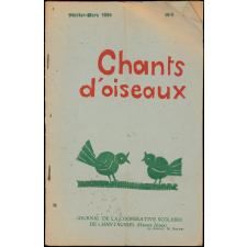 Journal scolaire Freinet. Chants d'oiseaux. N°5, février mars, 1951.