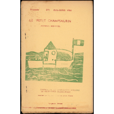Journal scolaire Freinet. Le petit Champsaurin. Juin juillet, 1951.