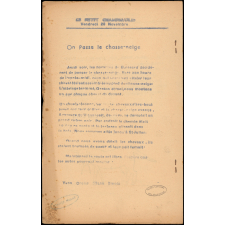 Journal scolaire Freinet. Le petit Champsaurin. N°2, novembre, 1952.