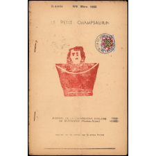 Journal scolaire Freinet. Le petit Champsaurin. N°8, mars, 1953.