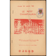 Journal scolaire Freinet. Le petit Champsaurin. N°1, Octobre, 1953.