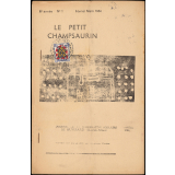 Journal scolaire Freinet. Le petit Champsaurin. N°1, février mars, 1954.