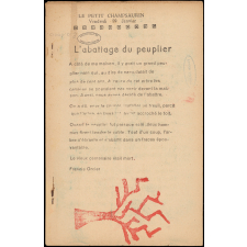 Journal scolaire Freinet. Le petit Champsaurin. N°4, janvier, 1954.