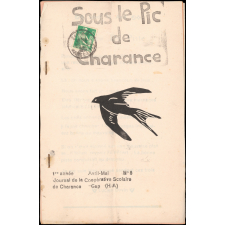 Journal scolaire Freinet. Sous le pic de Charance. N°5, avril mai, [1961].