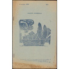 Journal scolaire Freinet. Chants d'oiseaux. N°2, novembre, 1950.