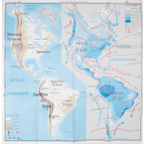 Continent américain physique