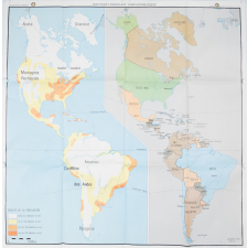 Continent américain physique