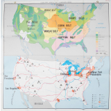 Etats-Unis : agriculture, transports, mines