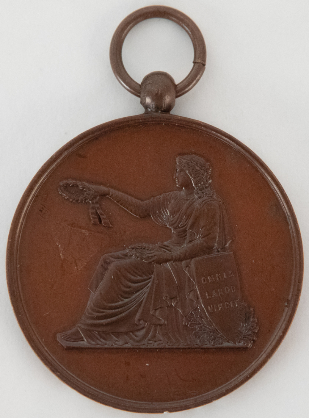 Médaille de l'Exposition scolaire de 1877 dans le Pas-de-Calais. 